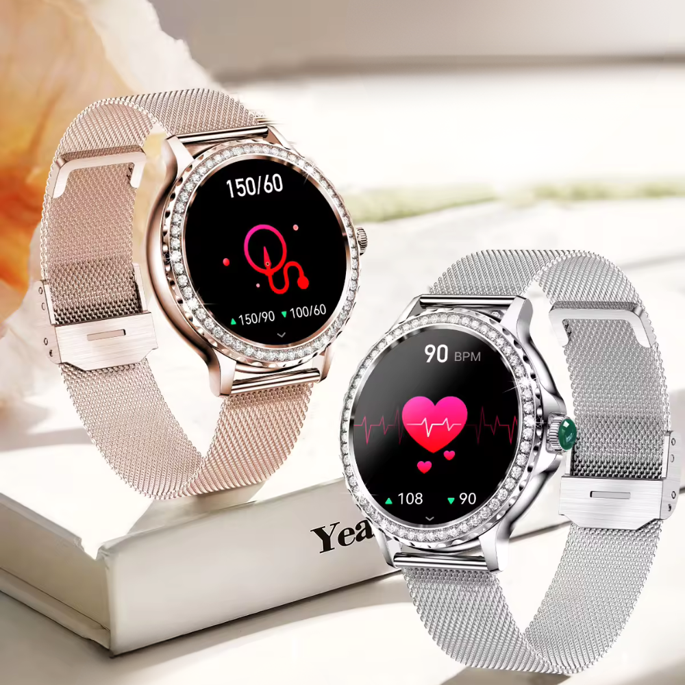 Dames smartwatch met bellen via bluetooth