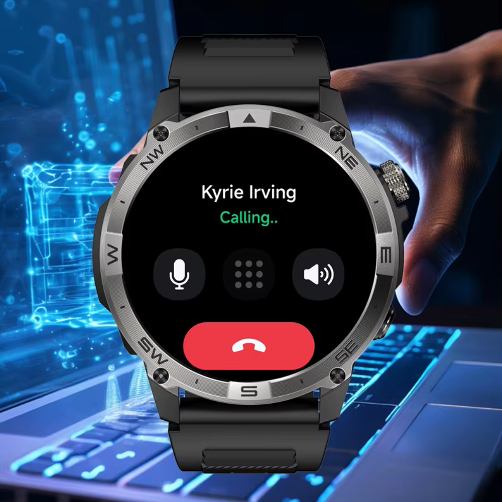 Sportieve smartwatch met ingebouwde GPS en bluetooth bellen