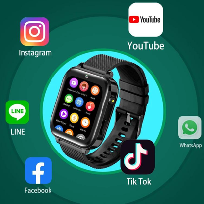 Waterdichte kinder smartwatch met GPS en 4G