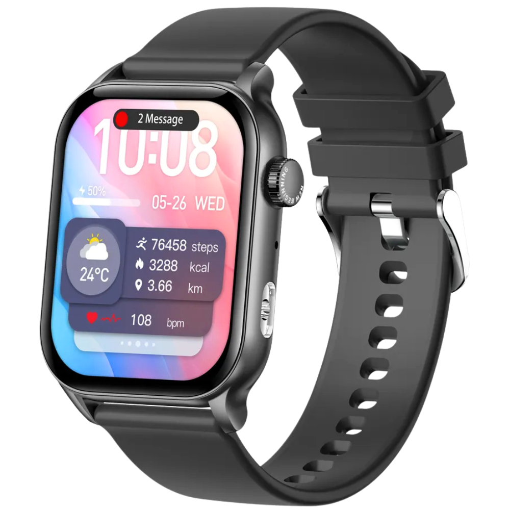 Smartwatch met touchscreen en activity tracker