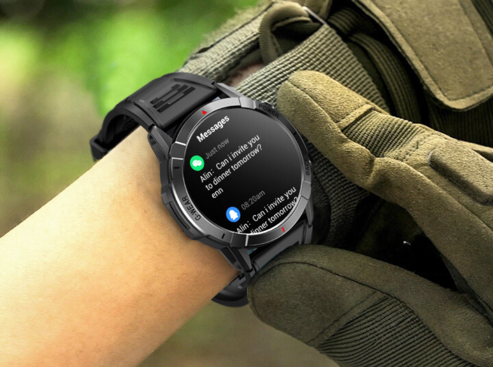 Sportieve smartwatch met bluetooth bellen