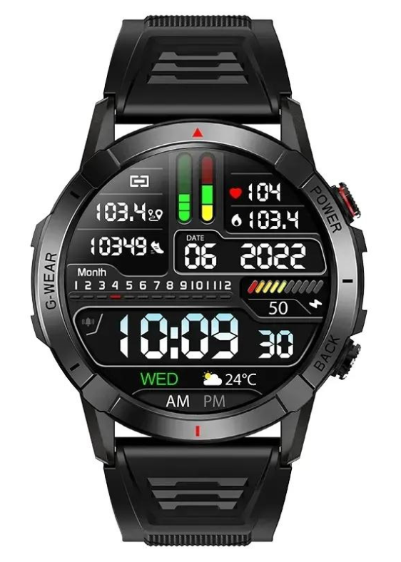 Sportieve smartwatch met bluetooth bellen
