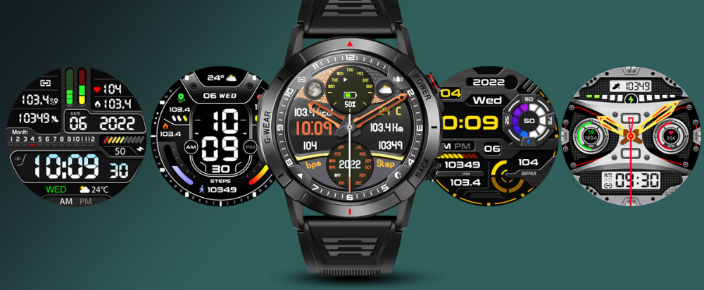 Sportieve smartwatch met bluetooth bellen
