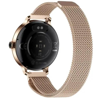Dames smartwatch met 1,1 inch AMOLED scherm