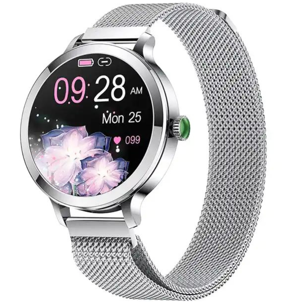 Dames smartwatch met 1,1 inch AMOLED scherm