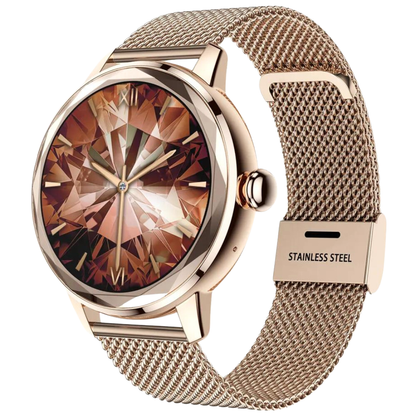Dames smartwatch met bluetooth bellen en 125 sportmodi | 8721001520244
