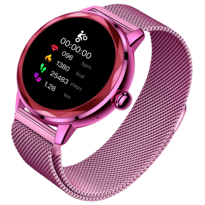 Dames smartwatch met bluetooth bellen en 125 sportmodi | 8721001520244