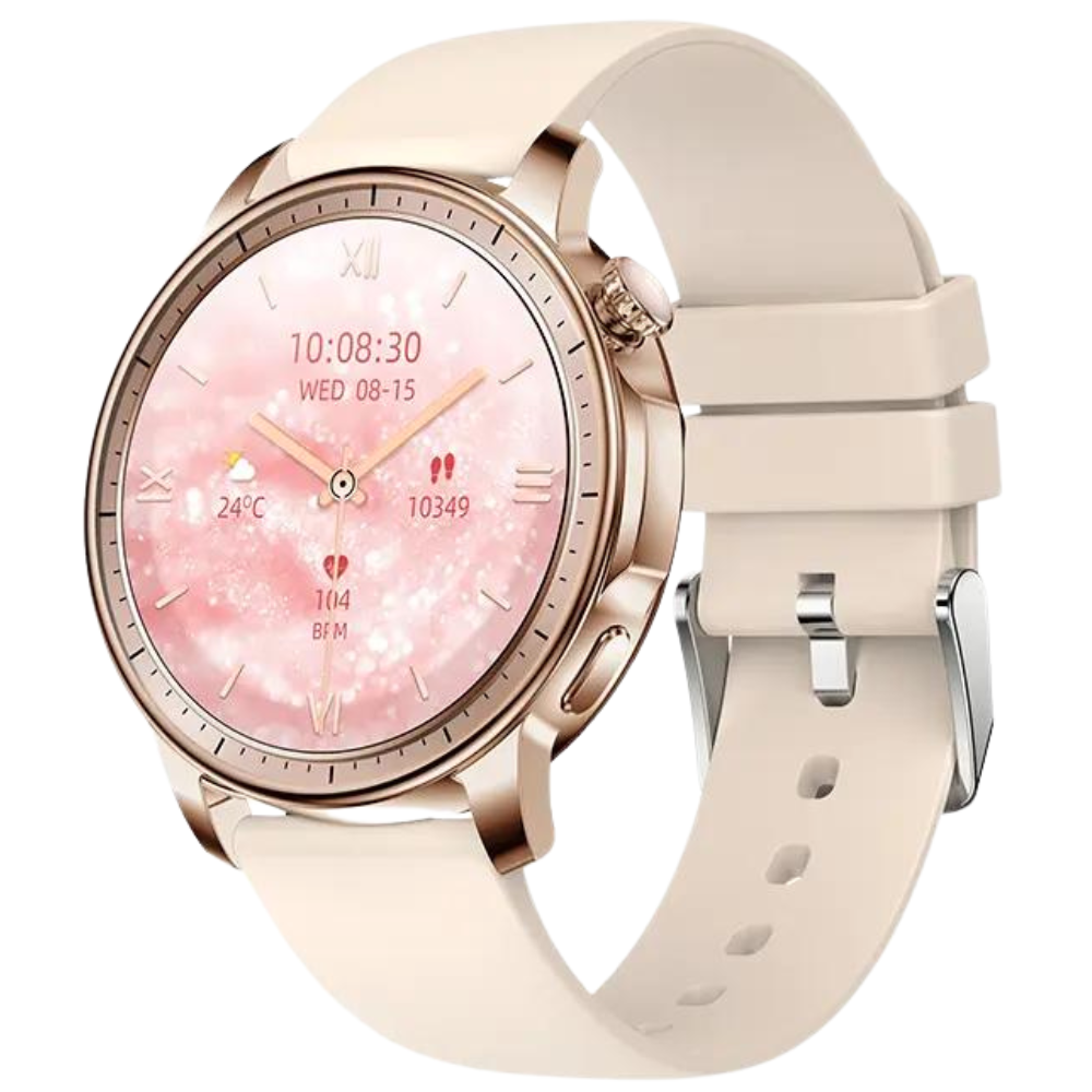 Dames smartwatch met amoled scherm en bluetooth bellen