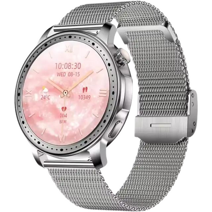 Dames smartwatch met amoled scherm en bluetooth bellen