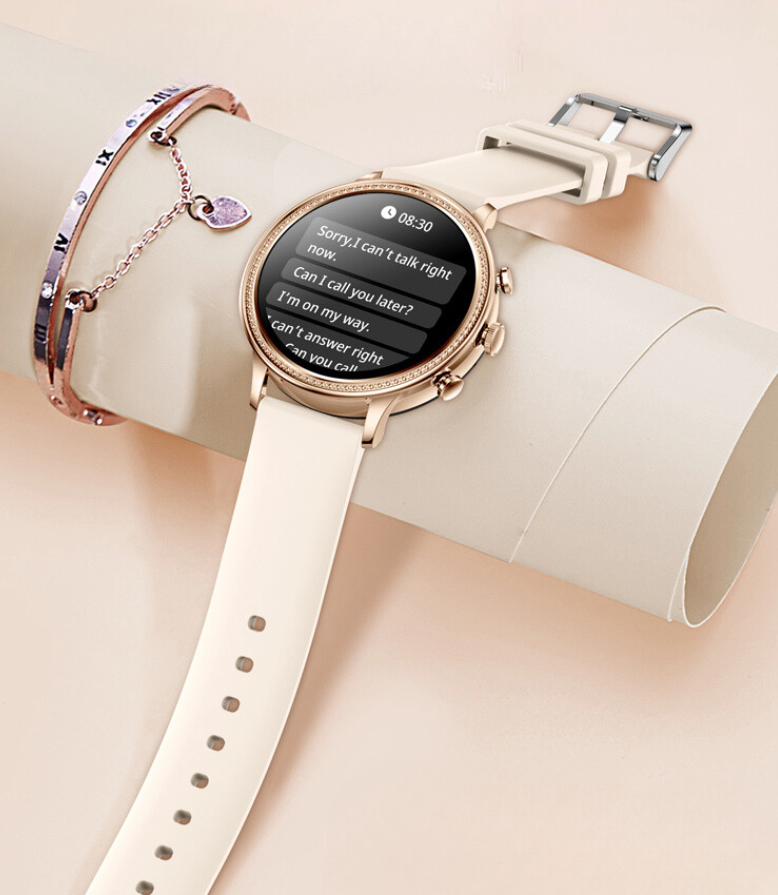 Dames smartwatch met bluetooth bellen en 110 sport modes