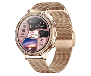 Dames smartwatch met bluetooth bellen en 110 sport modes
