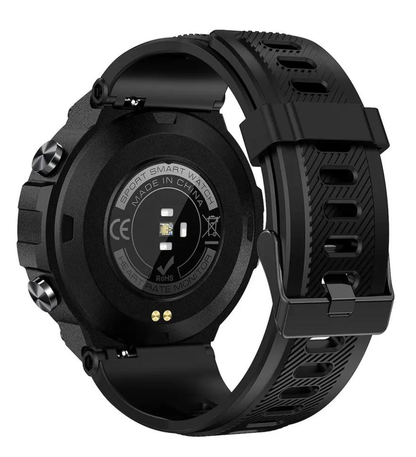 Smartwatch met GPS en sporthorloge functies zwart