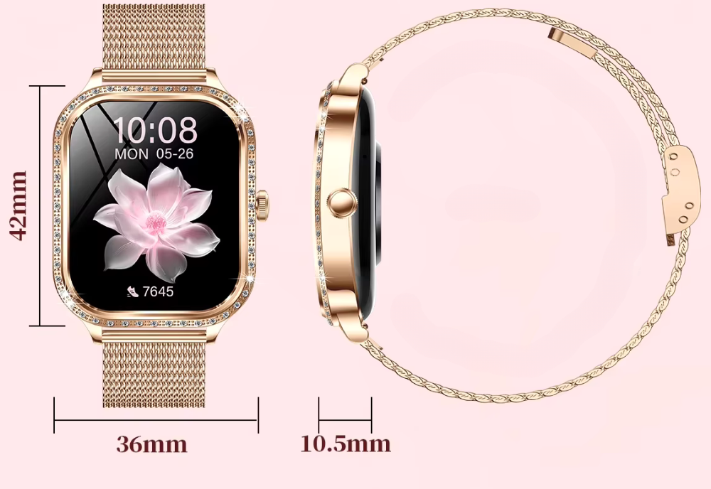 Smartwatch voor dames met bluetooth bellen