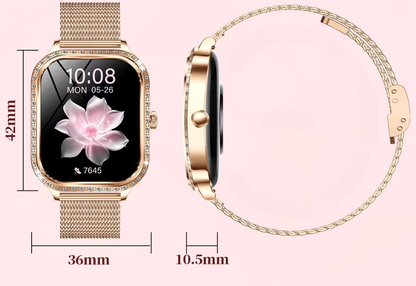 Smartwatch voor dames met bluetooth bellen
