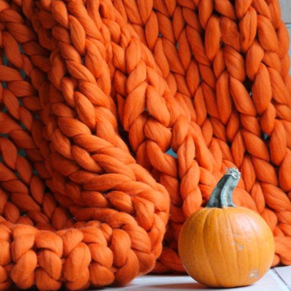 XXL chunky breigaren voor dekens en plaids